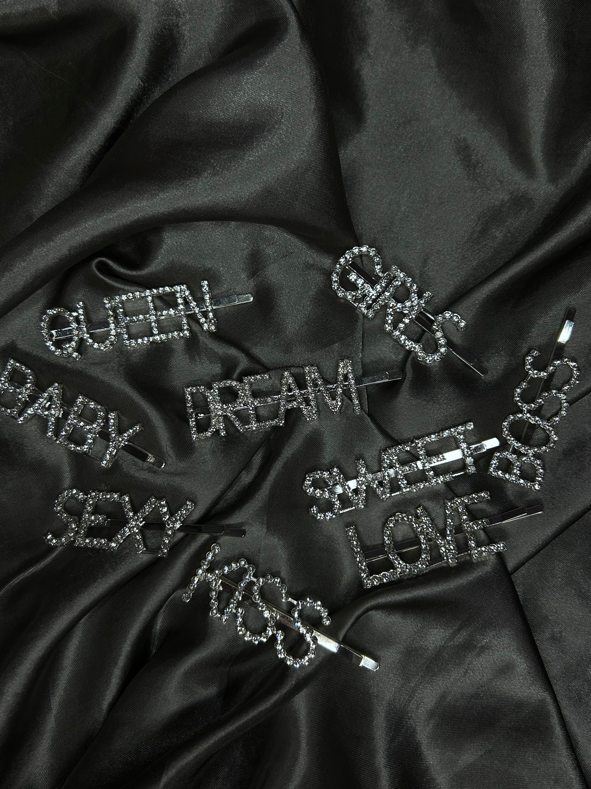 2 Pack Crystal Bobby Pin